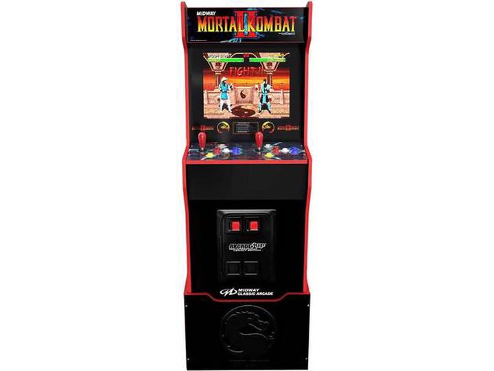 arcade1up midway legacy edition arcade machine with riser mortkomarc1u