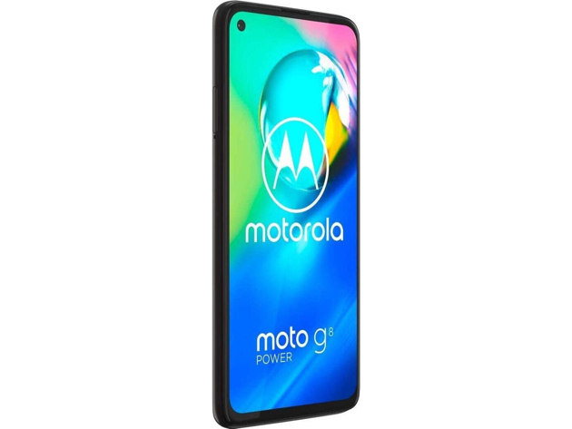 Motorola Moto G8 Power XT2041-1 4GB/64 GB GSM Unlocked Phone - Smokey Black (Refurbished, Open Retail Box)