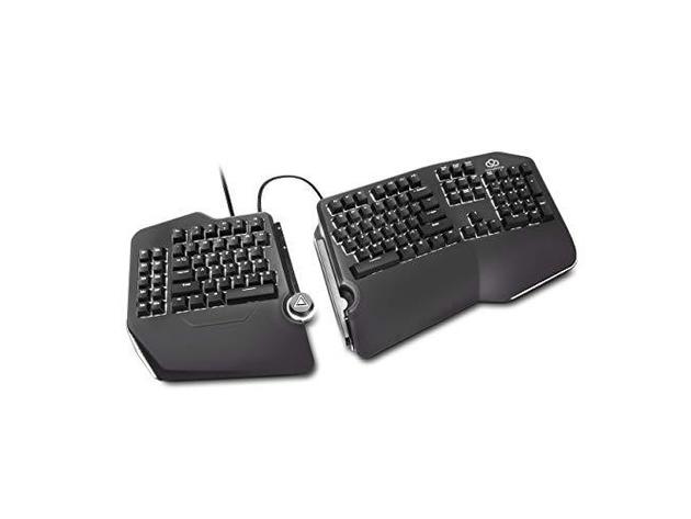 Cloud Nine C989M Ergonomic Mechanical Keyboard -Cherry RGB MX Brown Switches- (Refurbished)