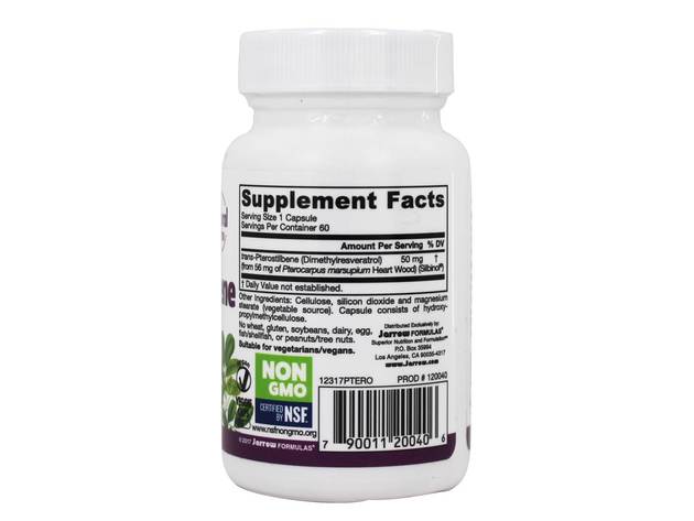 Jarrow Formulas - Trans-Pterostilbene Sirtuin Activator 50 mg. - 60 Vegetarian Capsules