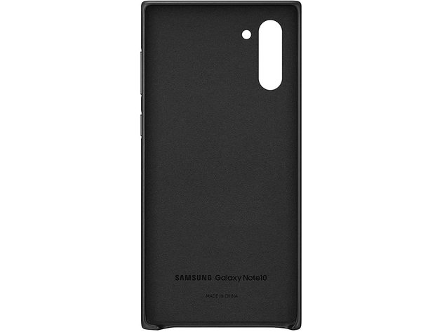 Samsung Electronics Note 10 Genuine Leather Case Protective Back Cover - Black (New)