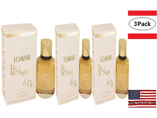 Lomani Passion D'or Eau De Parfum Spray By Lomani - 3.3 oz
