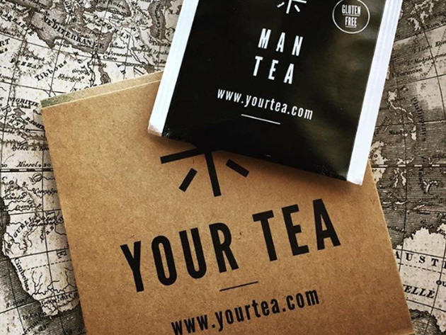 The Dad Tea: English Breakfast Tea & Mint Choc.