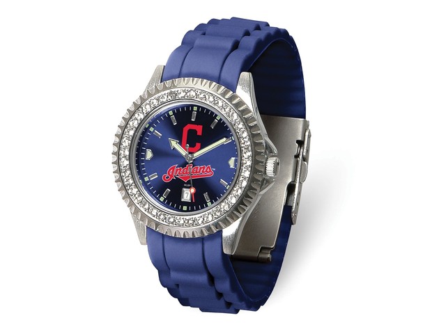 MLB Ladies Cleveland Indians Sparkle Watch