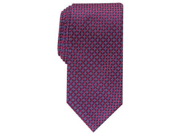 Perry Ellis Men's Dexter Neat Tie Red One size