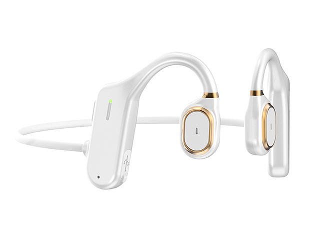 Allegro Open-Ear Directional Audio Sports Headphones White