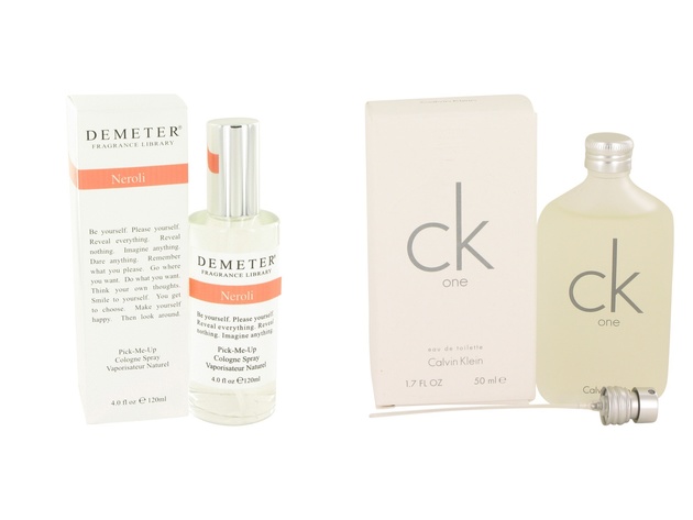 Gift set  Demeter by Demeter Neroli Cologne Spray 4 oz And a bottle of CK ONE Eau De Toilette Pour/Spray (Unisex) 1.7 oz