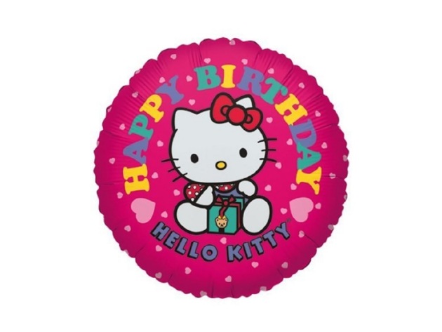Anagram 18" Hello Kitty Birthday Flat