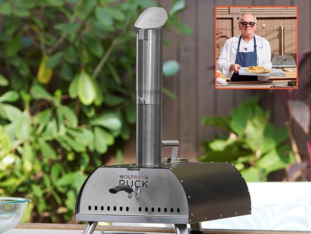 Wolfgang Puck Outdoor Wood Pellet Pizza Oven & Grill 