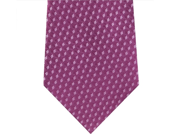Michael Kors Men's Shadowed Geo Diamond Tie Pink One Size