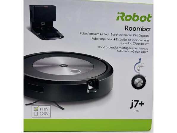 iRobot Roomba j7+ (7550) Self-Emptying Robot Vacuum (Open