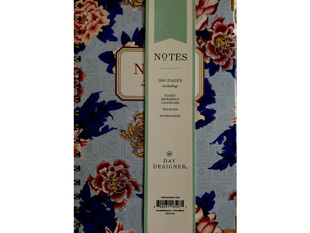 Day Designer Floral Design Smart  Journal for Intentional Notes Taking 160 Ruled Pages, Hardcover