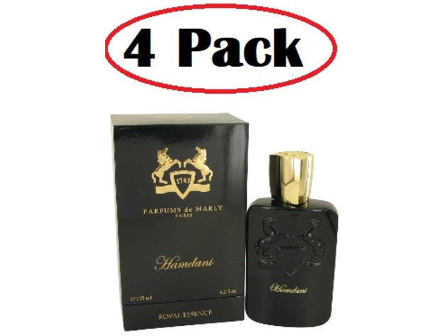 4 Pack of Hamdani by Parfums De Marly Eau De Parfum Spray 4.2 oz