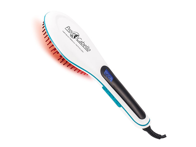 Hot Straightening Brush (White)