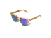 The Go To Sunglasses Creme Tortoise / Purple Mirror