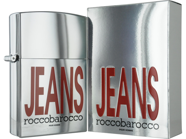 ROCCO BAROCCO SILVER JEANS by Rocco Barocco EDT SPRAY 2.5 OZ (NEW PACKAGING) for MEN ---(Package Of 3)