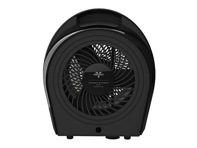 Vornado Velocity Whole Room Space Heater with Timer - Black
