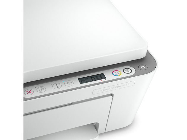 HP DJ4155 DeskJet Plus 4155 Wireless All-In-One Instant Ink-Ready Inkjet Printer - White