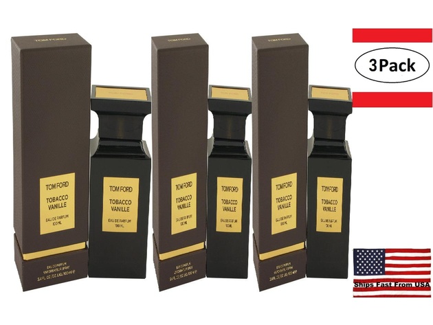 3 Pack Tom Ford Tobacco Vanille by Tom Ford Eau De Parfum Spray (Unisex)   oz for Men | StackSocial