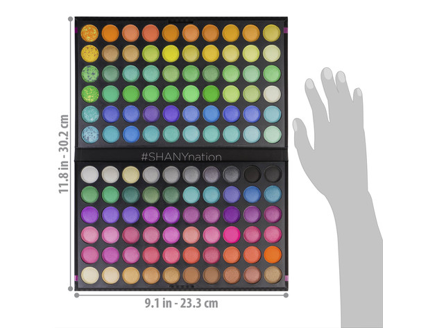 SHANY 120 Colors Eye shadow Palette, Bold and Bright Collection, Vivid Colors