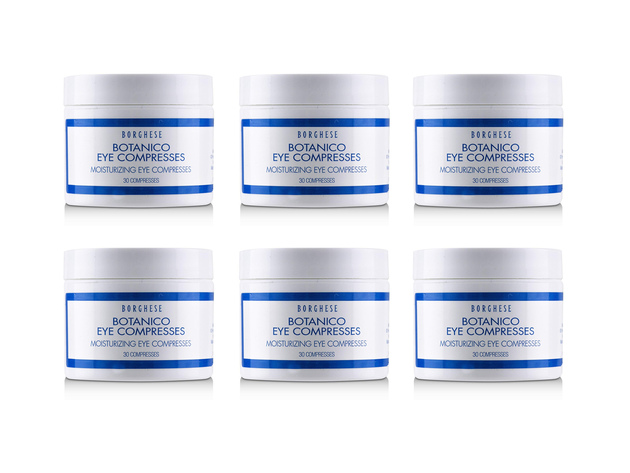 Borghese Botanico Mosteurizing Eye Compresses, Ideal both for personal use and as a gift, 30ct