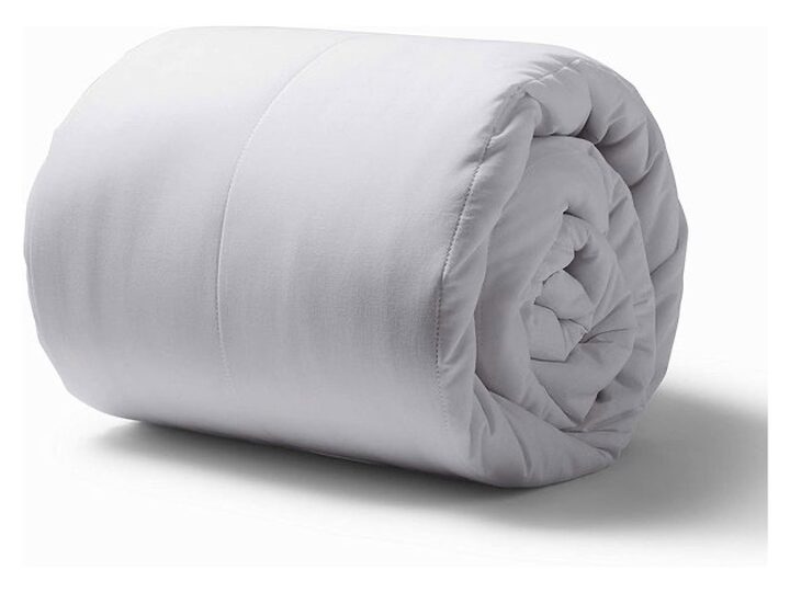 Sunbeam Thermofine Quilted Striped Heated Electric Warming Mattress Pad  King Size Auto Shut Off 10 Heat Settings - White | StackSocial