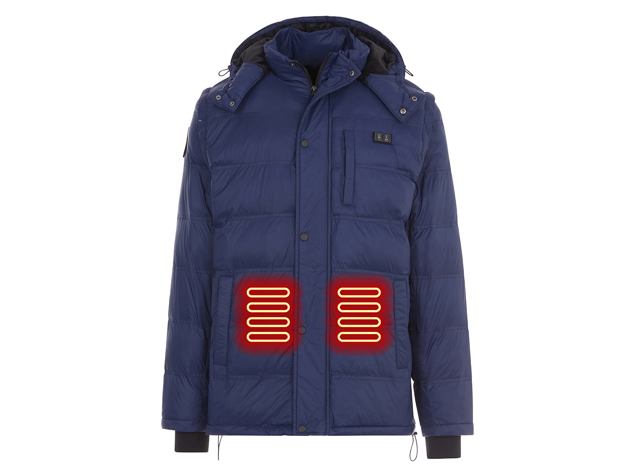 Women's Helios Hybrid Heated Coat (Navy/Large)