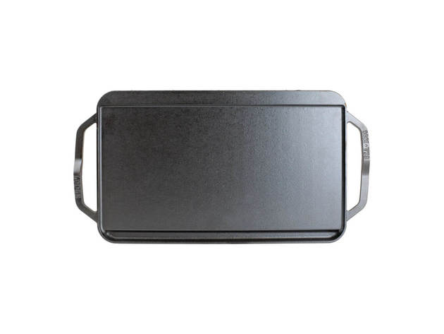 Lodge LCDRG 19.5 x 10 inch Cast Iron Reversible Grill/Griddle