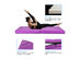 6'x2' x 1.6"Gymnastics Yoga Mat Thick Two Folding Panel Purple Portable - Purple