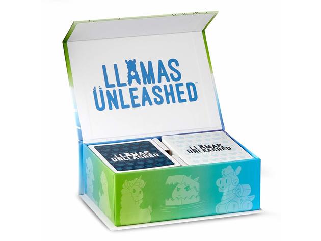 TeeTurtle Llamas Unleashed Card Game, From The Creators of Unstable Unicorns, A Strategic Card Game & Party Game