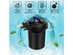 Costway Pond Pressure Bio Filter 4000GAL W/ 13W UV Sterilizer Light 10000L Koi Water - Black