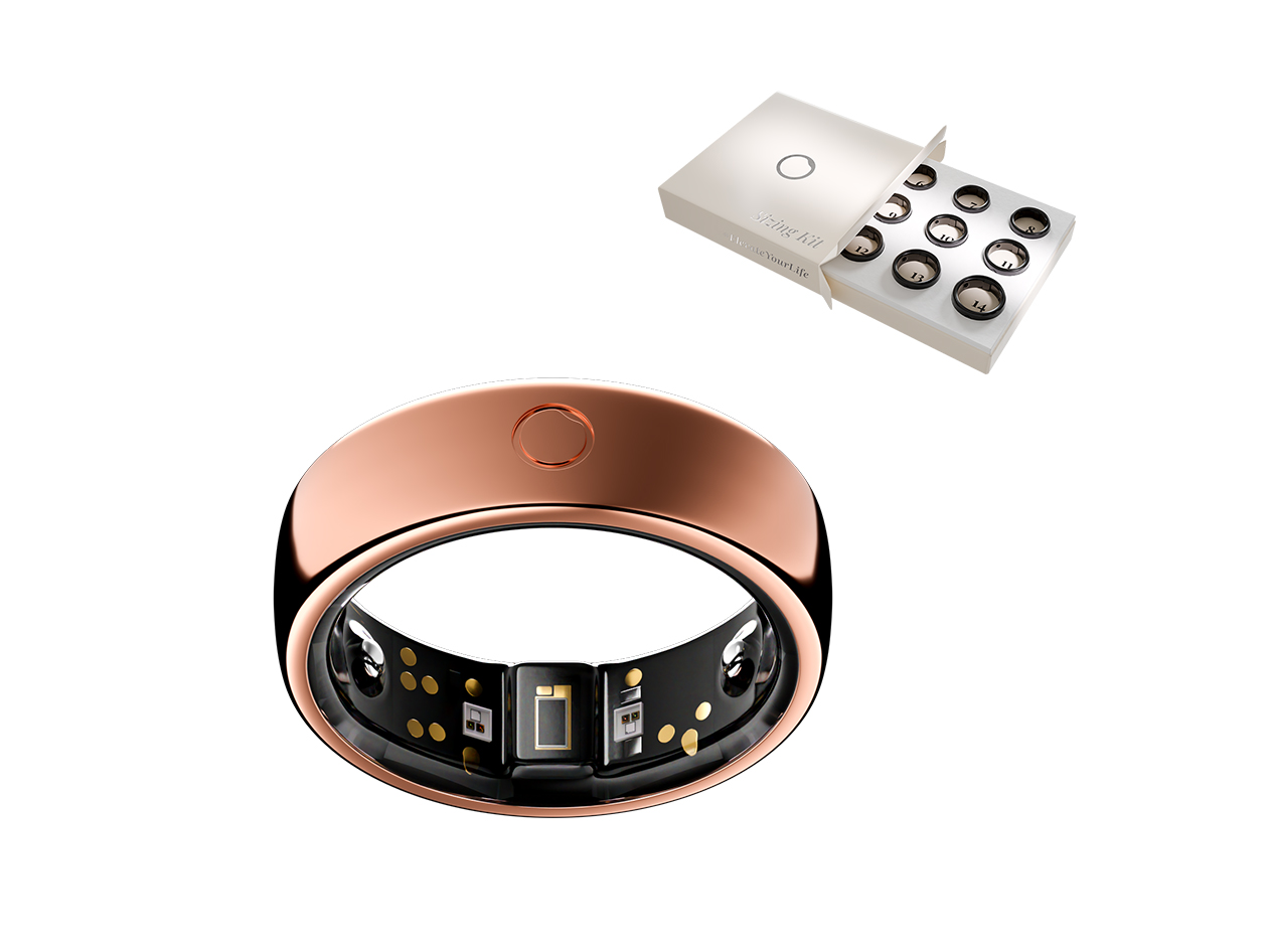 Circular Ring 2 - Medical-Grade Smart Ring (Rose Gold/Size 14)
