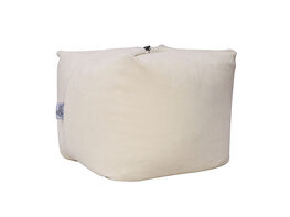 Loungie® Magic Pouf 3-in-1 Convertible Bean Bag (Beige)