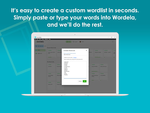 Wordela Vocabulary Builder: Lifetime Subscription