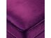 Giovanni Velvet Storage Ottoman Purple