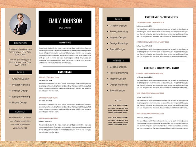 15 Resume Templates + Course Bundle