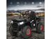 Costway 12V Kids Electric 4-Wheeler ATV Quad 2 Speeds Ride On Car w/MP3&LED Lights White - Black