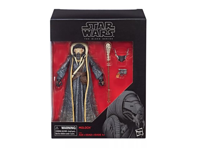 Star Wars The Black Series 6 Inches Premium Design Moloch Action Figure, Imagine The Biggest Battles and Missions in The Star Wars Saga, Black (New Open Box)
