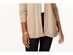 Karen Scott Women's Petite Open-Front Cardigan Brown Size Small