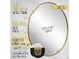 HBCY Round Wall Mirror for Entryways, Washrooms, Living Rooms, 30" - Gold (Refurbished, No Retail Box)