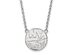 10k White Gold NHL New York Islanders Large Necklace, 18 Inch