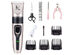 Pet Grooming Kit: Cordless Trimmer, Combs, Scissors & More