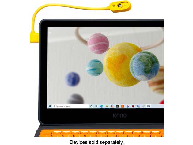 Kano - 1080 Webcam with Macro and Privacy Mode - Yellow