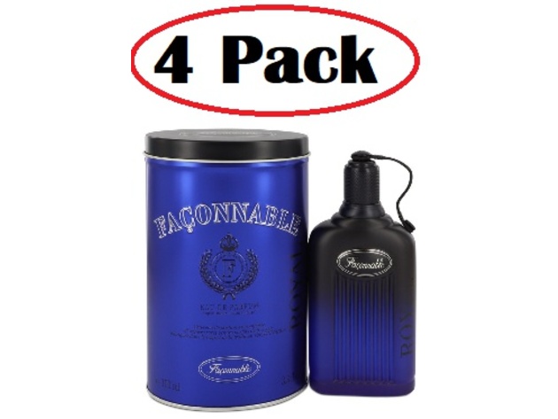 4 Pack of Faconnable Royal by Faconnable Eau De Parfum Spray 3.4 oz