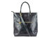 Convertible Leather Tote in Oiled Black