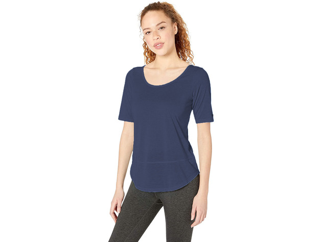 Columbia Women's Plus Anytime Casual Short Sleeve Shirt Navy Size 3 Extra Large