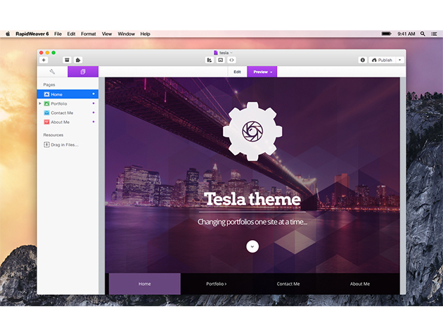 rapidweaver 6 templates