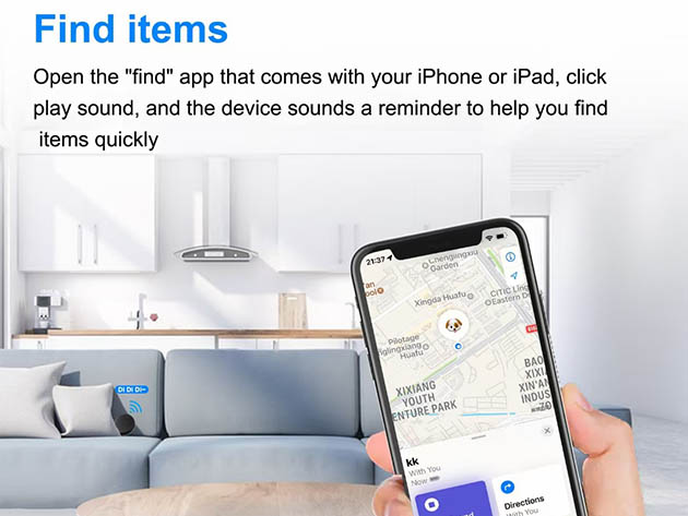 Smart Location Tracker (White)