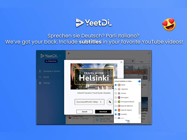 YeetDL Video Downloader: Lifetime Subscription