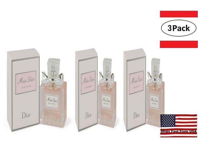 3 Pack Miss Dior (Miss Dior Cherie) by Christian Dior Eau De Toilette